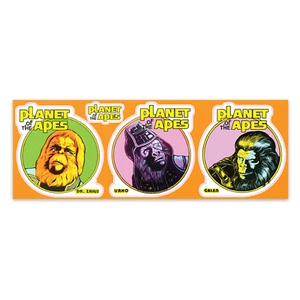 Hoja de pegatinas ""estilo hierro"" de simios - Imagen 1 de 2