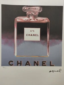 Litografía firmada por Andy Warhol - Chanel - Certificado Leo Castelli - Imagen 1 de 5