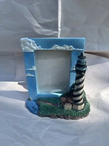Lighthouse Picture Frame Table Desk Top 6.5" Tall - Picture 1 of 7