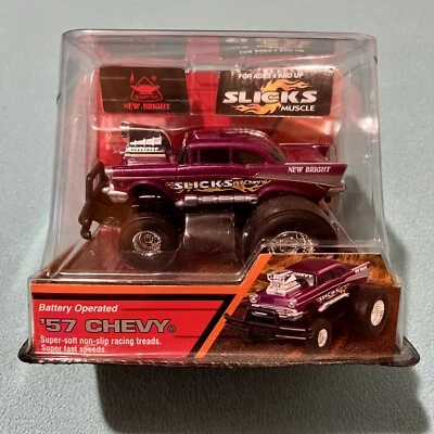 New Bright / ‘57 Chevy / Slicks Muscle / 4xFours / Stomper Style / Car / NO. 307 - Image 1 of 4