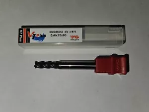 Fresa terminale in carburo massiccio 5 mm 4 fl YG1 V7 Plus - Foto 1 di 3