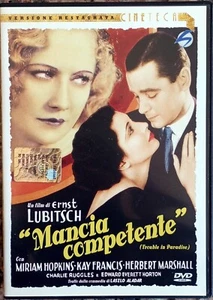 Mancia Competente (Trouble in Paradise. USA) Lubitsch + Locandina Fuori Catalogo - Foto 1 di 4