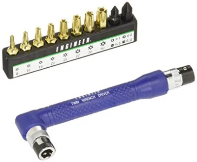 Engineer Twin Wrench Driver Set Special Screw Corresponding Bit 10 Pieces DR-50 - Image 1 of 4