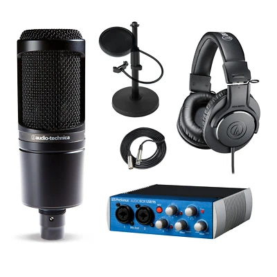 PreSonus AudioBox USB 96 and AT2020 Home Studio Recording Bundle  - Image 1 of 4