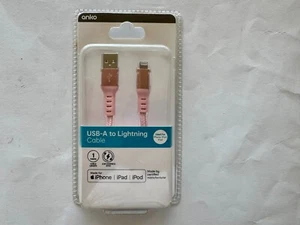 USB-A to Lightning Cable for iPhone, iPad and iPod MFi-Certified - New Unopened - Zdjęcie 1 z 3