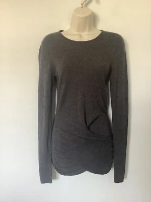 Ted Baker размер 8 серый вязаный туника верх, со складками по бокам. - Изображение 1 из 4