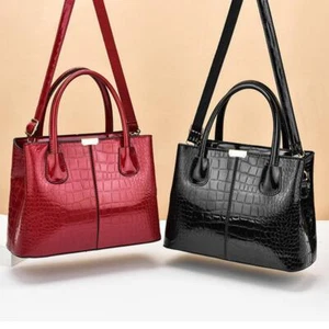 Women Luxury Pu Leather Shoulder Crossbody Bag Designer Handbag Large Capacity - Picture 1 of 23