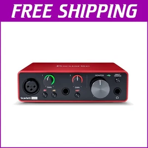 High-Performance Scarlett Solo 3rd Gen USB Interface for Musicians and Vocalists - Picture 1 of 8
