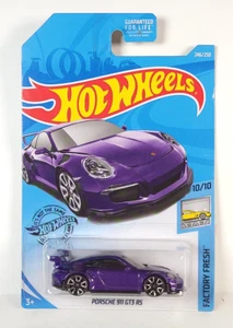 Hot Wheels Porsche 911 GT3 RS purple Factory Fresh - Picture 1 of 1