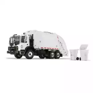 2023 First Gear 1:34 *WHITE* Mack TerraPro w/McNeilus Rear Loader & Cans *NIB* - Picture 1 of 2