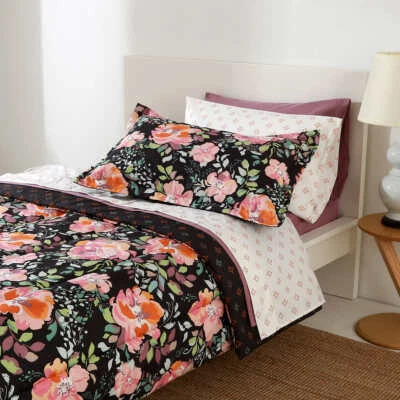 Berkshire Life, Juego de cama edredón floral de 8 piezas (talla doble XL) Foto 1 de 3