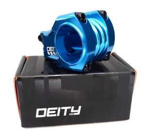 Deity Components Copperhead Stem - 50mm, 31.8 Clamp, Blue - Picture 1 of 2