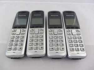 FOUR Panasonic KX-TGA641E HANDSETS ONLY Cordless Phone FOR PARTS - Zdjęcie 1 z 2