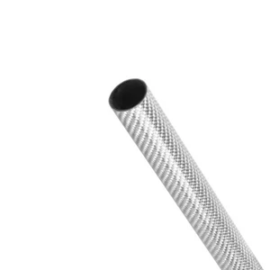 2 Stück OD16mm*ID 14mm*1000mm glänzende Oberfläche Kohlefaser 3K Rohr blau/rot/silber - Bild 1 von 23