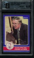 1984 Star Award Banquet Frank Layden #2 GAI 8.5 PSA 