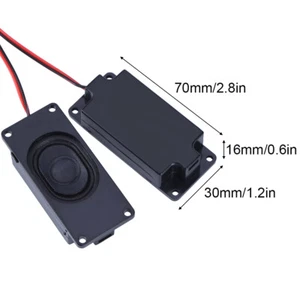 1 Pair 5W TV Speaker LCD Notebook Monitor PC Sound Amplifier Loudspeaker 8oh Fit - Picture 1 of 13
