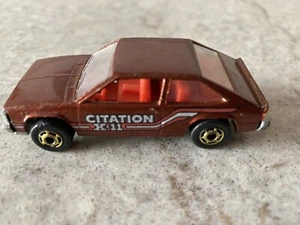 Hot Wheels Vintage HotWheels 1980 Brown CHEVY CITATION X-11 Malaysia - Picture 1 of 6