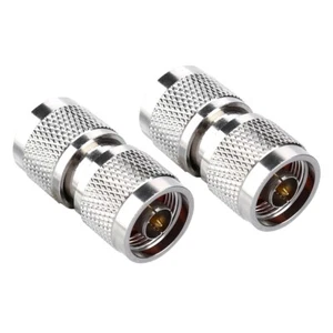 2PCS N-Type Connecter N-Type Male To N-Type Male RF Coax Antenna Adapter For Fit - Picture 1 of 6