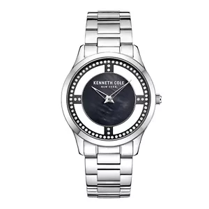 Kenneth Cole New York Women's Transparency Dial Watch Stainless Band KCWLG223301 - Picture 1 of 2