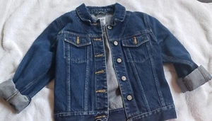 Pre-owned Gap Youth Jeans Jacket Blue Denim Size 10 - Picture 1 of 2