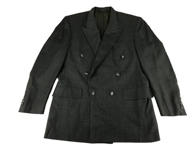 Blazer Austin Reed Para Hombres Gris Bolsillos Vasco Doble Pecho Manga Larga Foto 1 de 4