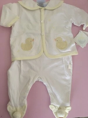 Mono Le Top bebé patito con chaqueta talla recién nacido ~NUEVO CON ETIQUETAS~ Foto 1 de 3
