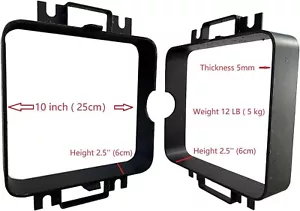 Sand Casting Flask Mold Frame 2 Pieces Large Size (10"X10''X5'') for Tool Making - Picture 1 of 6