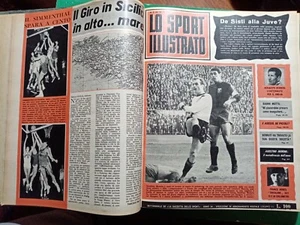 R@RIT@' LO SPORT ILLUSTRATO 19 FASCICOLI RILEGATI 1965 -RIF.N.15 - Imagen 1 de 12