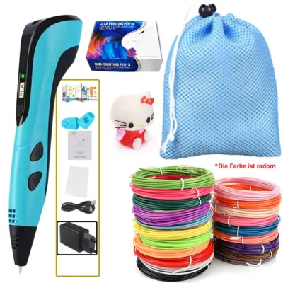 3D Printing Pen 3D Druckstift 3D Stifte Set PLA Filament 3D Drucker Stift Kinder - Bild 1 von 4