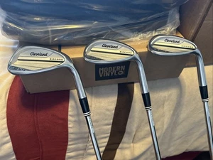 Great Cleveland CBX 4 ZipCore Wedge Set 50.12° AW 54.14° SW 58.12° LW KBS Wedges - Picture 1 of 13