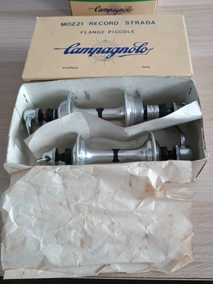 Nos Nib Vintage Campagnolo Record Hubset 36h Set Mozzi X Colnago Bianchi 35*24f Foto 1 de 4