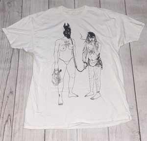 Death Grips Official The Money Store Tee Size Large Band Shirt W Slight Stain - Picture 1 of 7