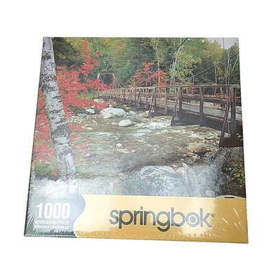 2004 Springbok Footbridge to Nature Puzzle 1,000 Piece NEW SEALED UNOPENED - Image 1 of 4