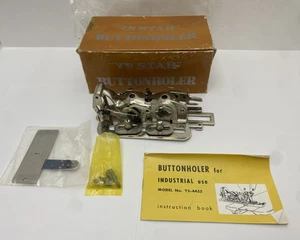 YS STAR YS-4455 INDUSTRIAL Sewing Machine BUTTONHOLER Attachment JAPAN - Picture 1 of 24