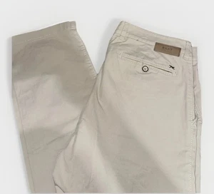 Brax Feel Good Hose Herren 33x32 beige Chino flache Vorderseite schmales Bein Everest Ukraine - Bild 1 von 9