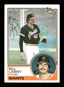 1983 Topps 518 Bill Laskey autografo firmato MZ BXCP59 - Foto 1 di 2