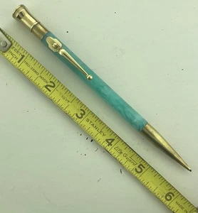 Autopoint Transparent Turquoise Mechanical Pencil ~ Super Looking ~ Working Well - Picture 1 of 6