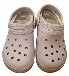 Zoccoli ciabatte Crocs lavanda classiche foderate in pile doppio comfort uomo 7 donna 9 - Foto 1 di 4