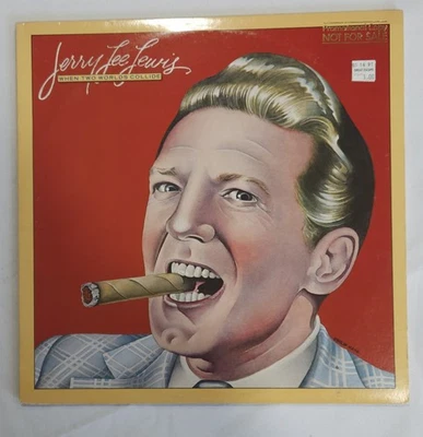 Jerry Lee Lewis "When 2 Worlds Collide" 1980 Vinyl LP Promo 6E-254 VG+/VG+ Foto 1 de 3
