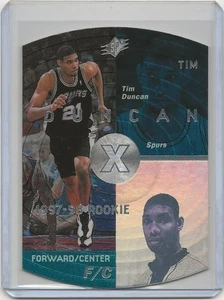 1997-98 Tim Duncan Upper Deck SPx Die-Cut NBA #37 San Antonio Spurs RC - Picture 1 of 2