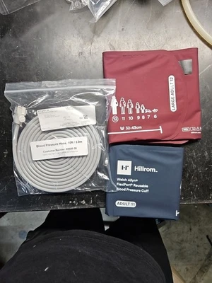 Brazalete de presión arterial Welch Allyn 4500 manguera de 10' 2 puños adulto 11 grande adulto 12  Foto 1 de 4