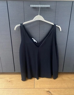 Stella McCartney Black Elegant Sleeveless Top Party Office Evening - Image 1 of 4