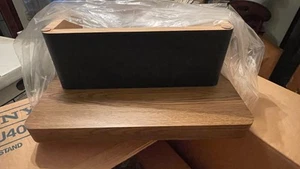 SONY - WS-U40 (2) Speaker stands (oak) -vintage NEW in box 1986 SONY made in USA - Picture 1 of 8