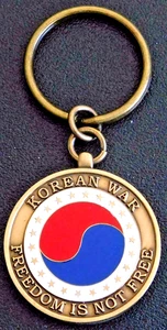 Korean War 50th Anniversary Commemorative Key Ring * Heavy/ Quality / Made USA - Picture 1 of 1
