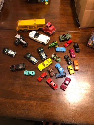 Old vintage toy lot Hot wheels Corgi toys tootsie toy ERTL - Image 1 of 4
