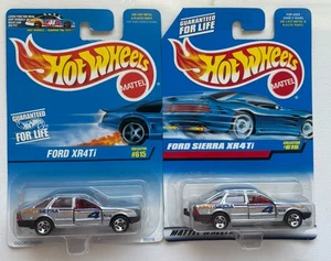 Lot of 2 1998 Hot Wheels #615- Blue Card Variations #615 - Ford Sierra XR4Ti - Picture 1 of 9