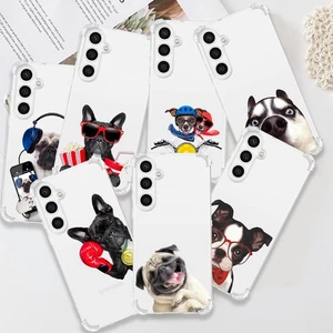 Funda de silicona impresa para perro para teléfono Samsung Galaxy S24 S25 A17 A26 A36 A07 - Imagen 1 de 53