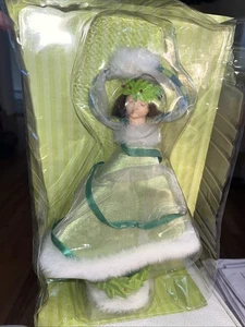 DEPT 56 Glitzer Mädchen Engel grün Baumspitze 11 Zoll nie benutzt - Bild 1 von 6