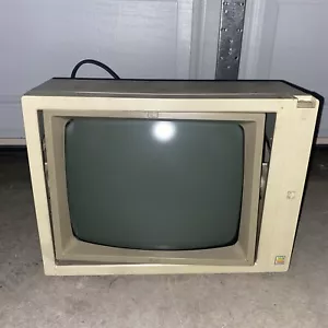 Vintage Apple A2M2010 monochrom grün Monitor nur für Teile oder Reparatur siehe Bilder - Bild 1 von 9