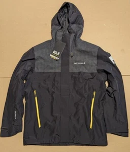 Jack Wolfskin Herren DNA einfaches Gitter wasserdicht Outdoor Wandern Wanderjacke Mantel - Bild 1 von 4